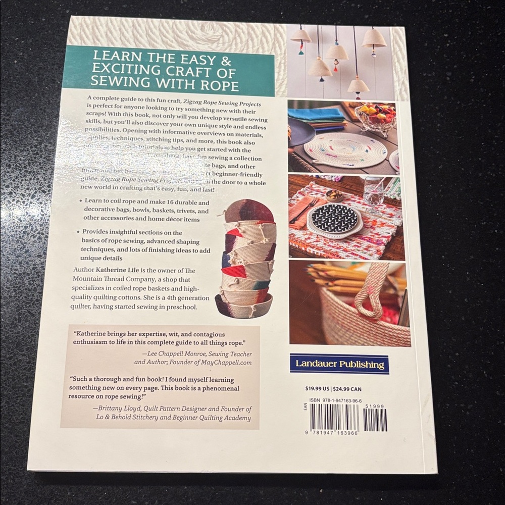 Zigzag Rope Sewing Projects Book - Picture 2 of 4